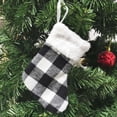 thumbnail image 4 of Veeogra Grande Vente, Bas de Noël, Ornements de Noël Rouges, 24 Pcs Chaussettes de Noël Pendentif Sac Cadeau Décoration de Noël Fournitures Noir et Rouge Petites Chaussettes de Noël, Décorations de Noël, 4 of 9