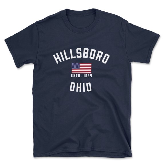 Hillsboro Ohio Patriot Men's Cotton T-Shirt