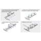 thumbnail image 4 of Riel De Guía Lineal, Riel Deslizante De Movimiento Lineal Fricción Pequeña Alta Precisión Resistente Al Desgaste Rigidez Fuerte Acero Para Rodamientos Con 2 Bloques Extendidos, 4 of 8
