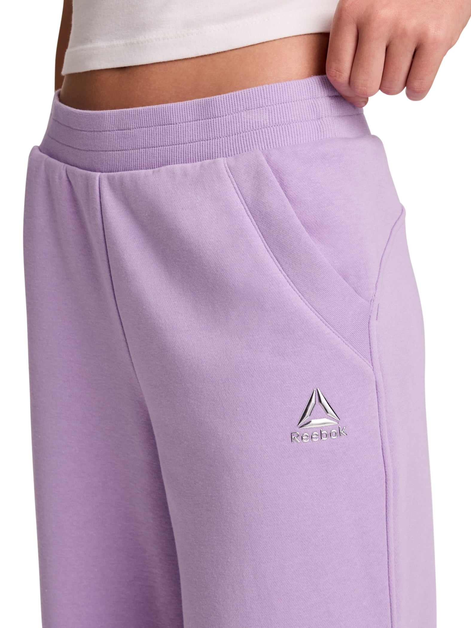 Reebok Girl's Game Day Fleece High Waisted Puddle Pant, Sizes 4-18
