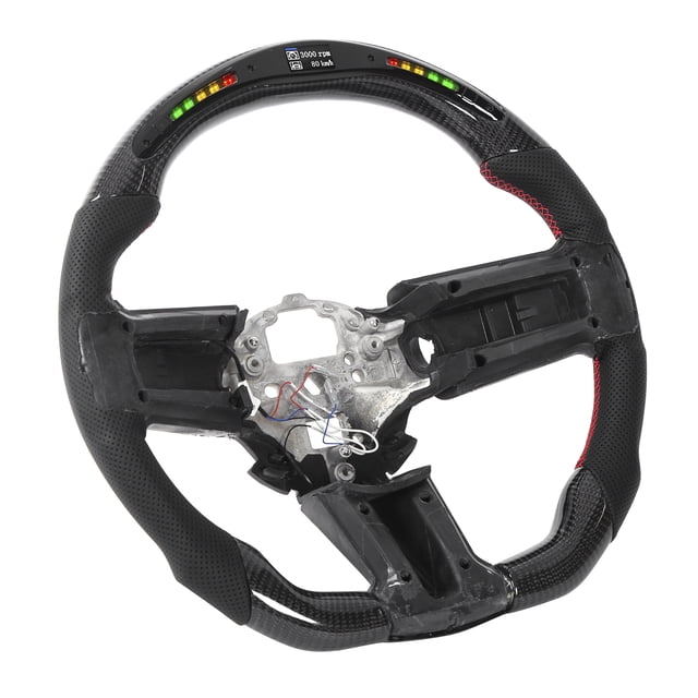 Carbon Fiber Steering Wheel, Easy Install Finger Ridges Steering Wheel For Car