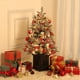 thumbnail image 4 of Yeshouse Árbol de Navidad Artificial pre-iluminado de 3 pies con luces LED, pequeño árbol de Navidad para mesa, hogar, oficina, apartamento, dormitorio, ramas realistas, fácil montaje, 4 of 7