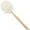 White, variant on Loofah Stick, Loofah Sponge Back Scrubber, Wooden Long Handle Bath Sponge Lufa Shower Brush, Exfoliating Luffa Pouf on a Stick for Women & Men , Green