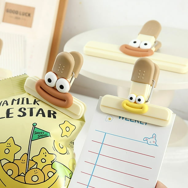 Fun Cartoon Proof Food Sealing Clips Fresh Keeping Clamp For Home