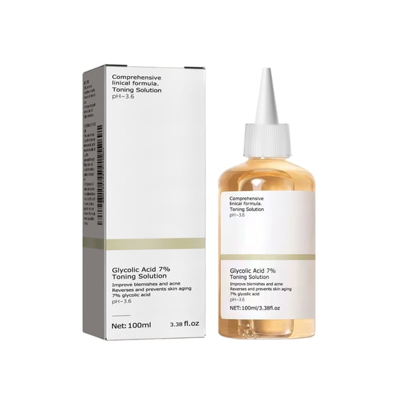 Alvantor Glycolic Acid Exfoliating Face Toner, Hydrating & Pore Minimizing, 3.38 fl oz