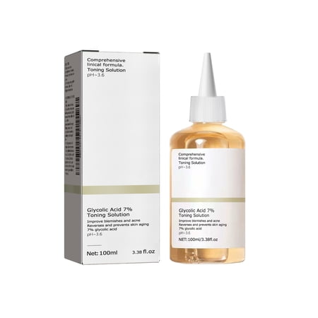 Alvantor Glycolic Acid Exfoliating Face Toner, Hydrating & Pore Minimizing, 3.38 fl oz