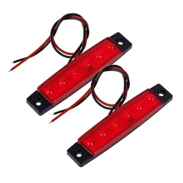 2 Pcs Trailer Taillight Signal Lights for Trucks, Side Marker Lamps, Trailer Indicator Lights Set