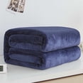 thumbnail image 3 of Dido Solid Color Flannel Blanket Bed Car Office Sofa Autumn Winter Warm Carpet Air-condition Room Rugs, 3 of 6