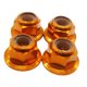 thumbnail image 1 of Bewildely Tuerca de neumático RCGOFFLOW, pieza de coche de control remoto, tuerca de neumático de control remoto a prueba de herrumbre y Kits de construcción modelo Naranja, 1 of 6