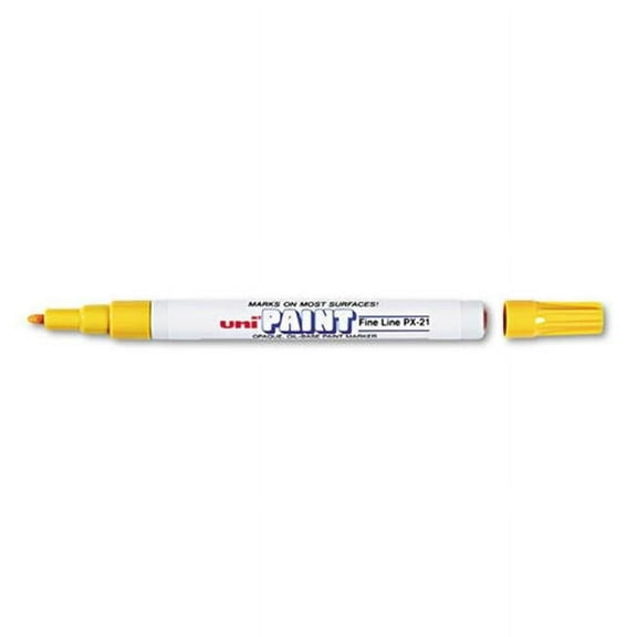 Sanford UBC63705 Uni-Paint Oil-Base Medium Fine Point Markers - Yellow