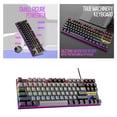 thumbnail image 1 of mecánico real para juegos RGB de 87 teclas con PC para juegos con Windows, compatibilidad fuerte a prueba de salpicaduras Magnífico I Soledad Teclado mecánico, 1 of 10