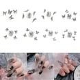 thumbnail image 2 of 10Pc Butterfly Nail Charms Silver Butterfly Nail Gems 3D Metallic Butterflies Nail Rhinestones for Acrylic Nails Designs, 2 of 21