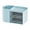 White, variant on Drawer Organizers, 4 Sizes Clear Plastic Drawer Organizers and Storage Bins for Kitchen, Bathroom, Office, Dresser Desk Drawer Organizer Tray for Jewelry, Makeup, Junk, Gadgets, 2.99x2.99x2.09"