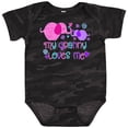 thumbnail image 3 of Inktastic My Granny Loves Me Cute Elephants Boys or Girls Baby Bodysuit, 3 of 5