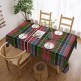 thumbnail image 2 of Rectangle Table Cloth, Scottish Clan Macpherson Tartan Plaid Resistant Washable Tablecloth Decorative Table Cover for Dining, Indoor and Outdoor, 2 of 6