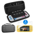 thumbnail image 1 of EEEKit 2in1 Starter Kit for Nintendo Switch/Switch Lite, Carrying Travel Hard Shell Case w/ Game Cartridge Holder + 3 Pcs Clear HD Screen Protector, 1 of 9