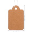 thumbnail image 2 of WRITWAA 200Ud Etiquetas Para Colgar Con Cuerda En Papel Kraft Para Uso En Tienda Y Supermercado, 2 of 6