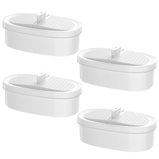 Paquete de 4 filtros de repuesto para filtrar en forma de gota de agua en forma de jarra
