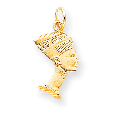 10k Yellow Gold EGYPTIAN HEAD CHARM 
