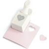 Martha Stewart Medium Double Punch-Heart Button, 1"X1.125"