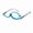 Blue, variant on Makeup Reading Glasses for Women Round One Eye Rotating Magnifying Cosmetic Readers Make Up Eyeglasses 1.0,Gray