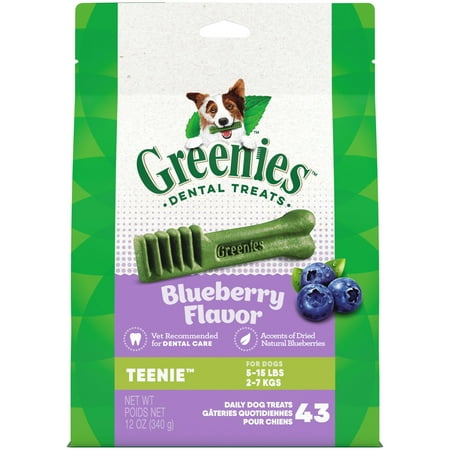 UPC: 0642863104794 | Greenies Blueberry Flavor Dental Treats for Dogs  12 oz Pouch