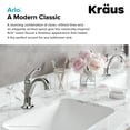 thumbnail image 3 of KRAUS Arlo Brushed Gold Basin Bathroom Faucet with Lift Rod Drain and Deck Plate, 3 of 10