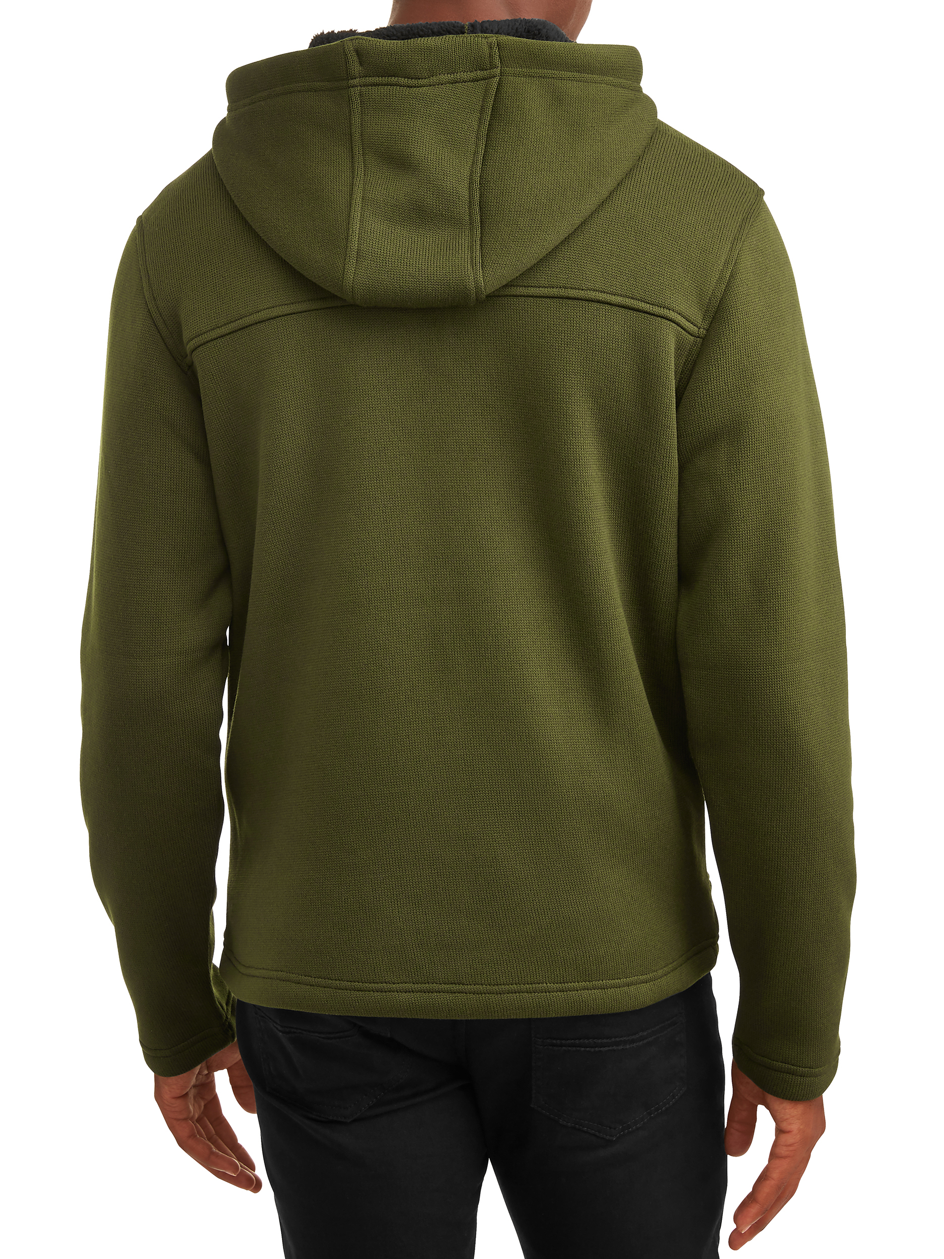 Full Zip Sherpa Sweater Fleece 