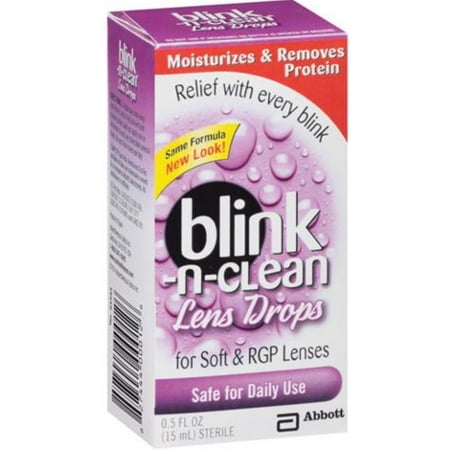 COMPLETE Blink-N-Clean Lens Drops 15 mL (Pack of (Best Eye Drops To Clean Eyes)