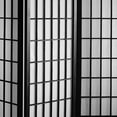 thumbnail image 3 of Oriental Furniture Window Pane Shoji Screen in Black, 3 of 3