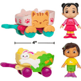 thumbnail image 4 of CoComelon Lane Little Vehicle 2-Pack Bundle - Nina’s Bunny Buggy and Cece’s Kitty Cart - Free-We-W, 4 of 7