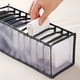 thumbnail image 4 of Caja de almacenamiento de ropa interior plegable Uso en el hogar Cajón de almacenamiento Divisor Organizador de rejilla de malla para ropa interior / Sujetadores / Calcetines, 4 of 8