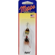 Mepps Dressed Aglia Inline Spinner, Brown Trout & Brown, 1/12 oz