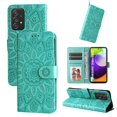 thumbnail image 1 of Funda tipo cartera GANGXUN para Samsung Galaxy A52 , diseño girasol, cuero PU, soporte, cierre magnético, tarjetero, 1 of 5