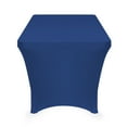 thumbnail image 3 of Lann's Linens 6' Fitted Spandex Tablecloth for 72" x 30" Rectangular Tables, Royal Blue, 3 of 3