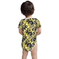 thumbnail image 5 of Daiia Orchids Flowers Printed Unisex-Baby Short Sleeve Onesies Bodysuits Baby Climbing Clothes Soft and Comfortable Romper with Expandable Shoulder Design-2 Years, 5 of 8