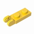 thumbnail image 4 of 20pcsMOC Parts 44302 Hinge Plate 1 x 2 Locking with 2 Fingers On End Compatible Bricks DIY Building Block Particle Kid Toy Gift Purple-20pcs, 4 of 6