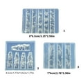 thumbnail image 3 of Silicone Templates Create Dimensional Nails Art Stickers Craft Decorations for Phones Cards 3 Unique Designs Sheets, 3 of 9