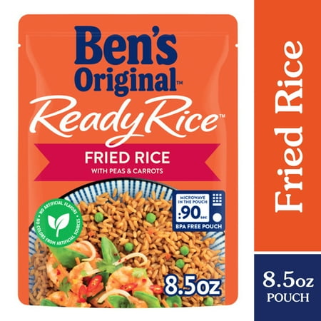 Ben's Original Ready Rice Fried Rice, With Peas and Carrots, 8.5 oz Pouch