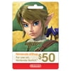 Nintendo Eshop $50 Gift Card [Physical Card]
