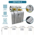thumbnail image 7 of Table Runner Dresser Scarves 72 Inch Long, Farmhouse Sunflowers on Shabby Wooden Planks Linen Dining Table Runners Bees Tabletop Scarf for Wedding Holiday Party Kitchen, 7 of 7