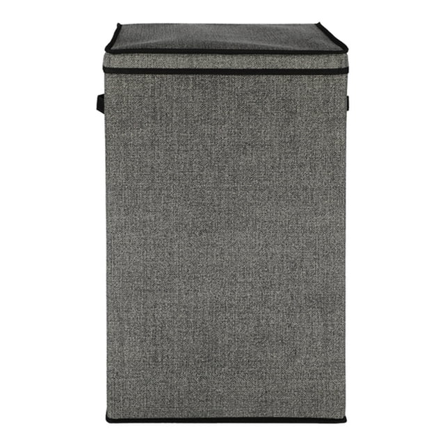 cesto para ropa polipropileno 60 x 35 x 35 cm negro