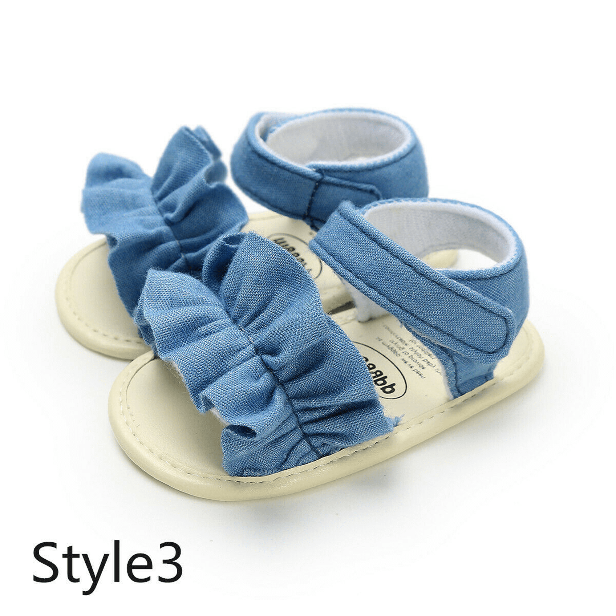BENHERO Infant Baby Girls Summer Sandals with Bownot Soft Sole Non-Slip Newborn Toddler First Walker Crib Shoes