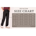thumbnail image 7 of RICHCOIN Men's Pants Elastic Waist Drawstring Casual Trouser Lightweight Straight-Legs Loose Beach Pants with Pockets, 7 of 7