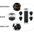 thumbnail image 3 of Wine Gift 1 Set of Wine Saver with 4 Vacuum Stoppers Reusable Wine Bottle Stopper Red Wine Vacuum Plug Wine Preserver Sealing Plug for Party Bar Home Hotel Leakproof Wine Bottle Sealer, 3 of 5