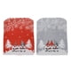 thumbnail image 2 of Bearachild Funda para silla de Navidad con estampado gris y rojo, copo de nieve, a prueba de polvo, funda de dibujos animados para sala de estar, Kits de decoración para fiestas Gris, 2 of 6