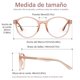 thumbnail image 4 of Cyxus TR90 Gafas redondas de luz azul Gafas de mujer Anti UV Eyestrain w / case Cyxus Style, 4 of 8
