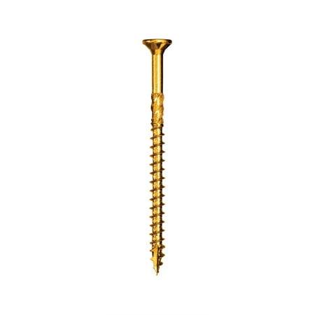 

GRK Fasteners 5914445 470 Piece R4 Countersink No. 10 x 2.5 in. Multi-Purpose Screws Yellow Zinc