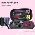 thumbnail image 2 of Mini Hard Shell Carrying Case for Stethoscope Organizer Storage Case Waterproof Dustptoof Portable EVA Case, 2 of 7