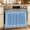 Blue, variant on Oven Skirt Curtain for Kitchen 24x32 Inch, Sky Blue Retro Greek Key Oven Curtain with 8 Ribbon Ties & Ruffle Trim, Stove Skirt Curtain Dishwasher for Cabinets Sinks Geometric Greece Ancient Farmhouse